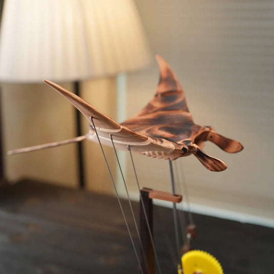 Handcrafted Wooden Manta Ray